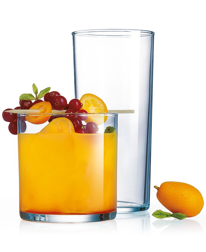 Luminarc Rika 16Pc. Glassware Set & Reviews Glassware & Drinkware