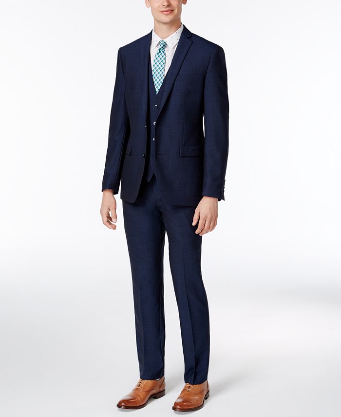 Bar III Midnight Blue Slim-Fit Suit Separates & Reviews - Suits ...