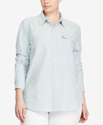 ralph lauren women's plus size shirts
