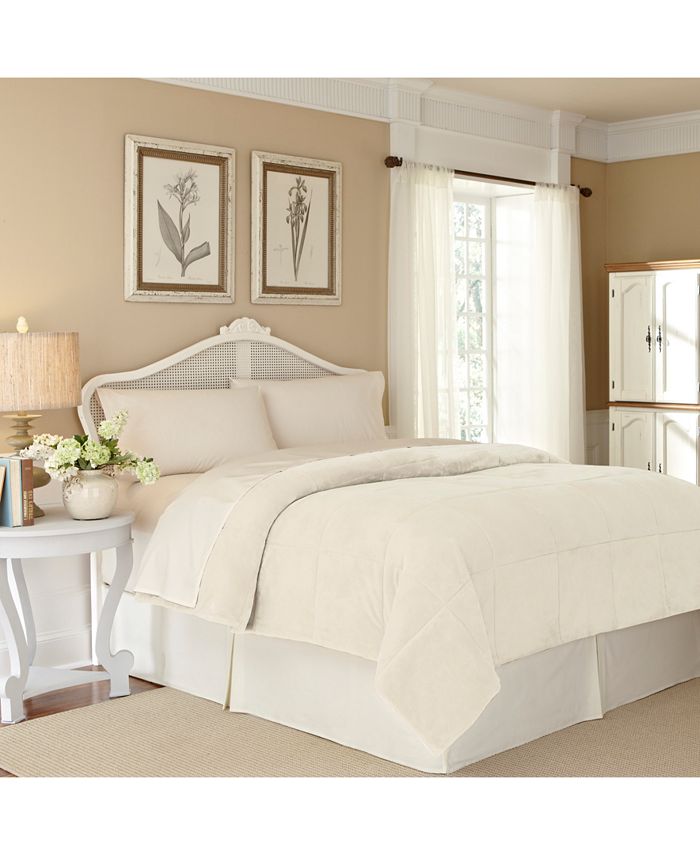 Vellux Luxury Plush Twin Blanket & Reviews Blankets & Throws Bed