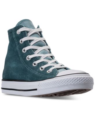 velvet high top converse