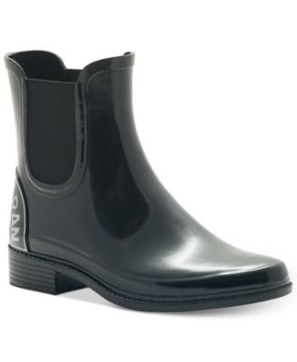 donna karan rain boots