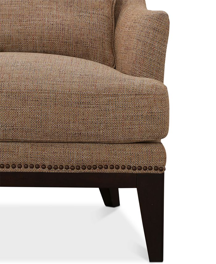 Furniture Roselake Fabric Accent Chair & Ottoman Set, Created for Macy