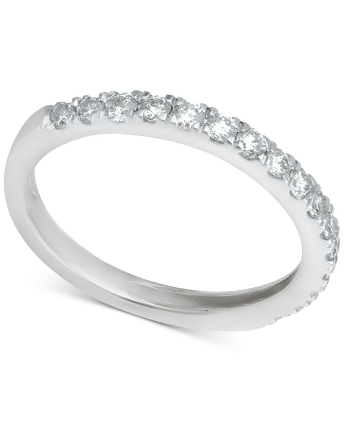 Macy's Diamond Flower Cluster MultiRow Ring (4 ct. t.w.) in 14k White