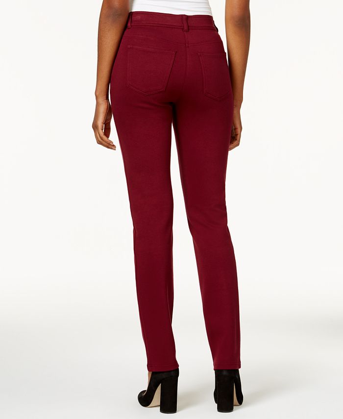 Style & Co Petite Slim-Leg Pants, Created for Macy's & Reviews - Pants ...