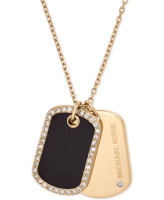 michael kors initial necklace