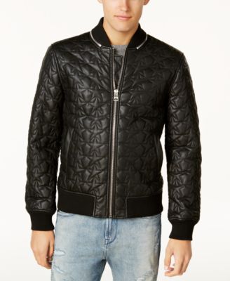 guess quilted bomber jacket