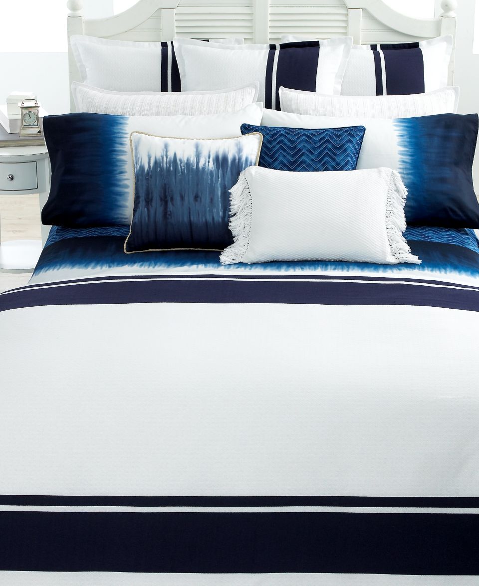 Lauren by Ralph Lauren Bedding, Indigo Modern Stripe Collection