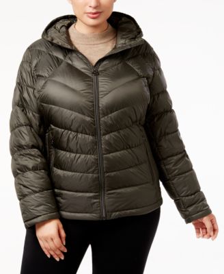 michael kors women's plus size coats