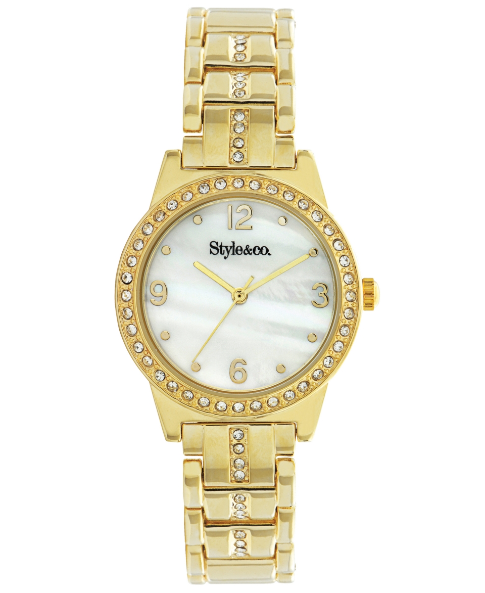 Style&co. Watch, Womens Gold Tone Bracelet SC1255