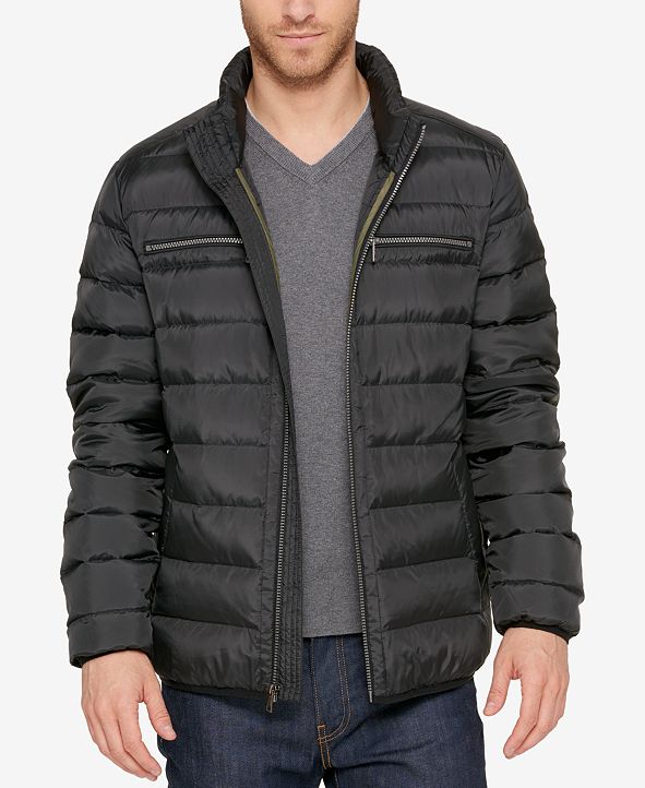 Cole Haan Men's Quilted Zip-Front Jacket & Reviews - Coats & Jackets ...