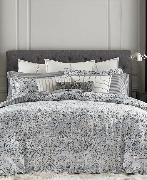 Tommy Hilfiger Oak Bluff Paisley Bedding Collection Reviews Bedding Collections Bed Bath Macy S