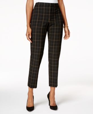 macys plaid pants