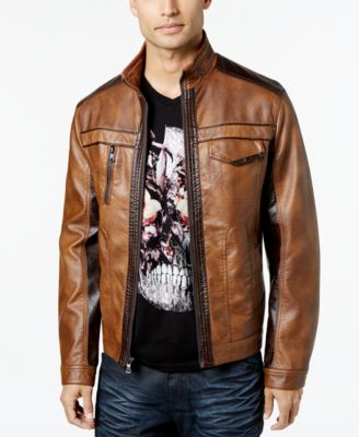 macy's ralph lauren leather jacket