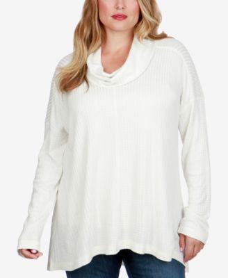 lucky brand cowl neck thermal