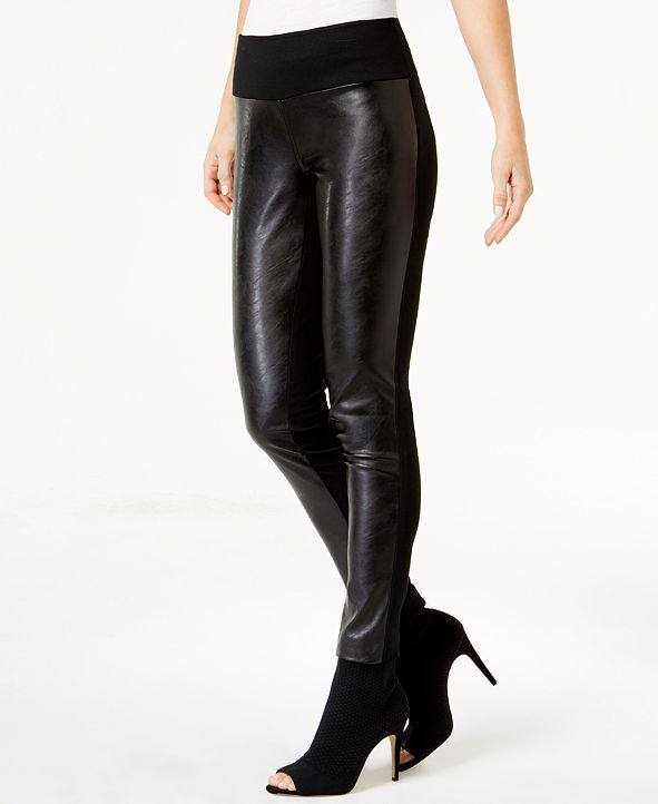 macy's leather pants