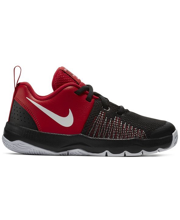 Nike Little Boys' Team Hustle Quick Basketball Sneakers from Finish ...