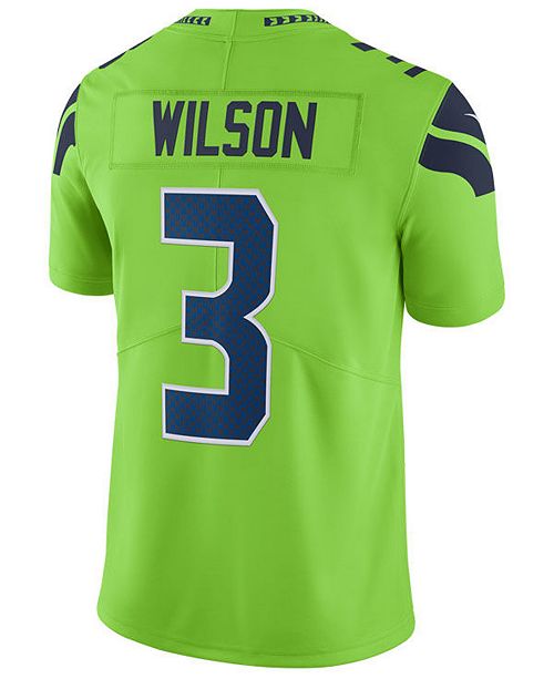Nike Men S Russell Wilson Seattle Seahawks Limited Color Rush Jersey Reviews Sports Fan Shop By Lids Men Macy S