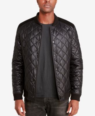 sean john leather bomber jacket