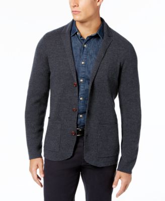 wool sweater blazer
