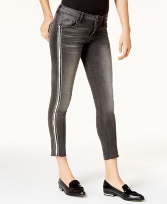 tuxedo stripe jeans womens
