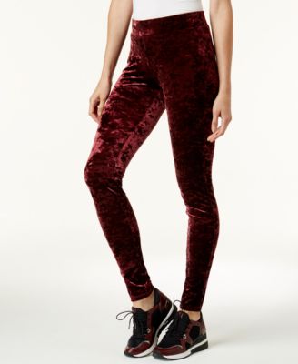 macys velvet leggings