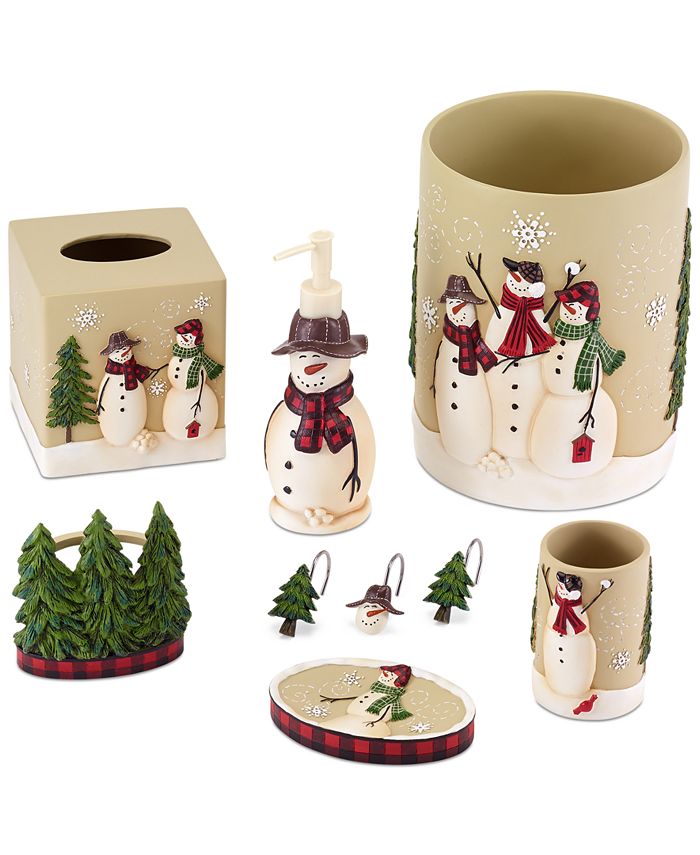 Avanti Snowman Gathering Holiday Bath Collection & Reviews Bathroom