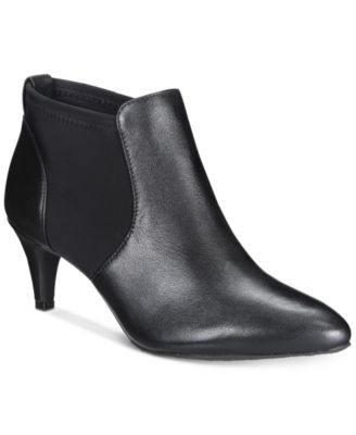 macys ankle boots black