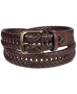 Tommy Hilfiger Men's Braided Leather 