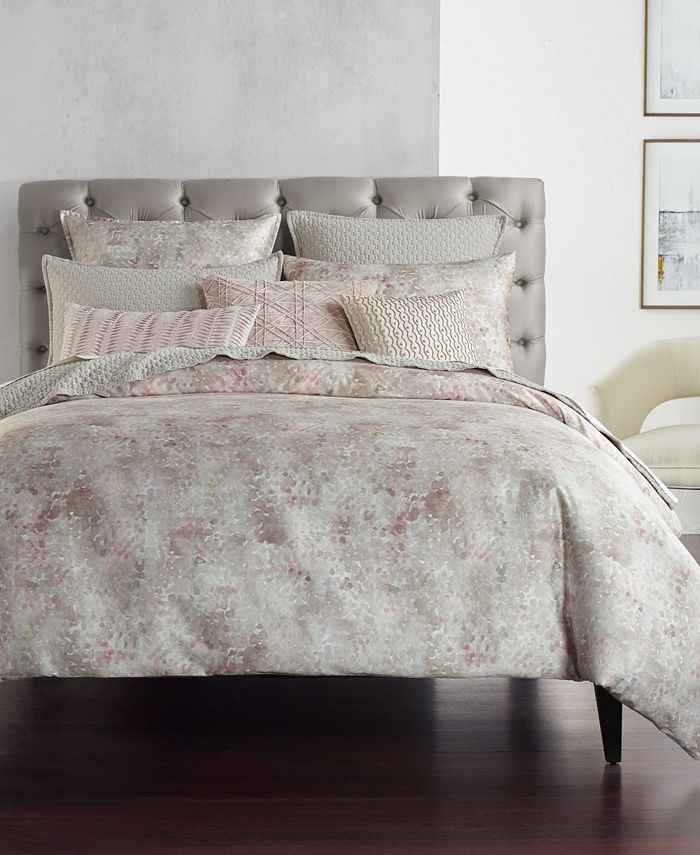 Hotel Collection Speckle Printed King Comforter, Created for Macy's