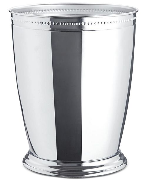 Jla Home Closeout Serene Wastebasket Crackle Metal Chrome Reviews Bathroom Accessories Bed Bath Macy S