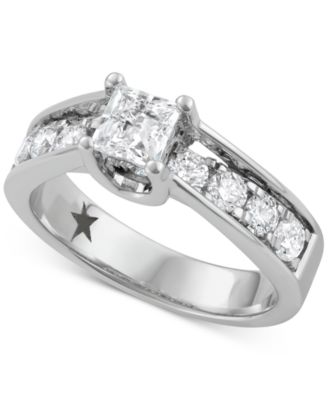 4 carat diamond princess cut