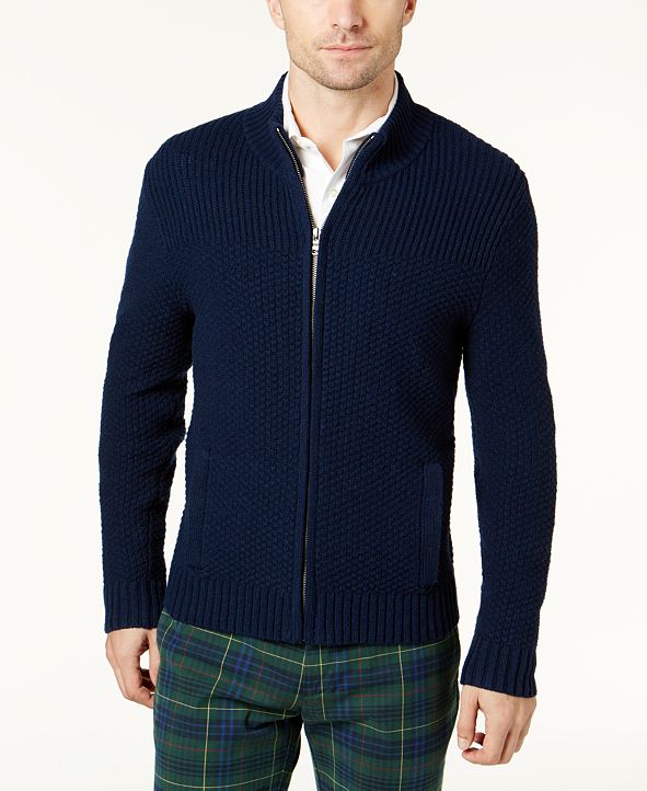 Brooks Brothers Men's Wool Full-Zip Cardigan & Reviews - Sweaters - Men ...