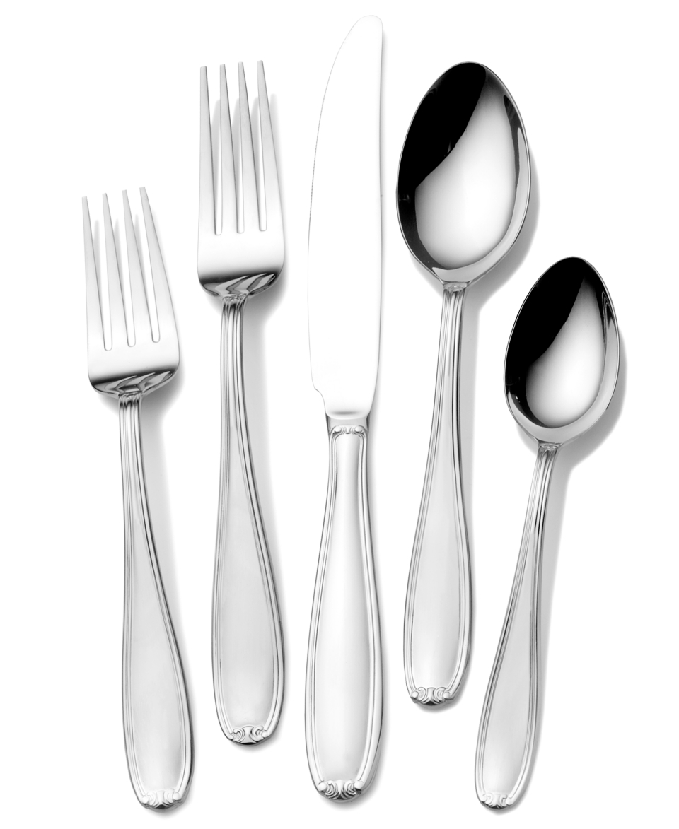 kate spade new york Flatware 18/10, Fair Harbor 45 Piece Set