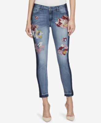 william rast embroidered jeans