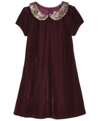 macys velvet dress