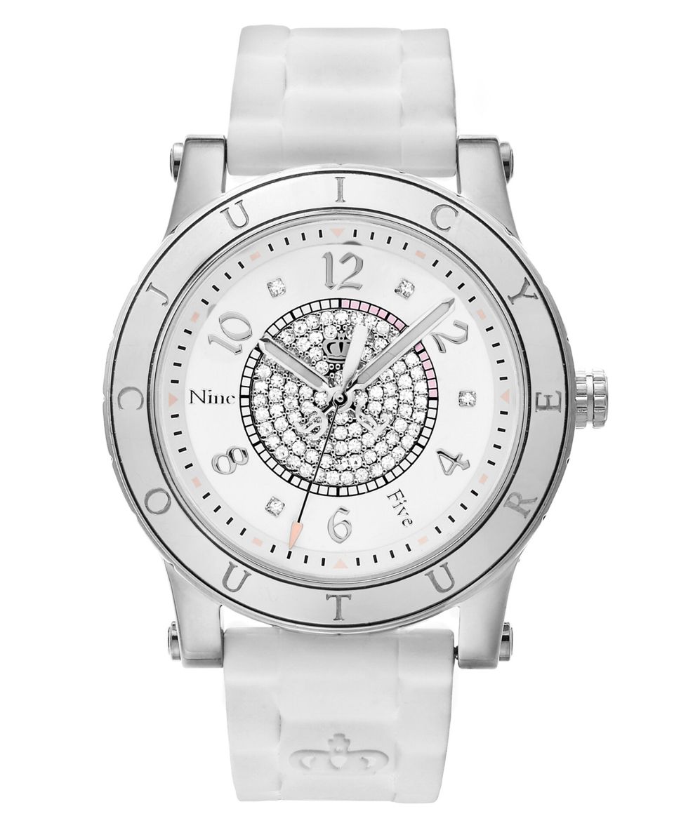 Juicy Couture Watch, Womens Pedigree White Jelly Strap 1900702   All