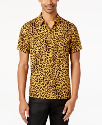 leopard skin shirt mens