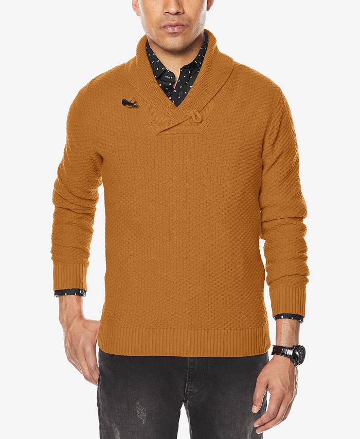 Sean John Men's Shawl-Collar Sweater, Created for Macy's & Reviews ...