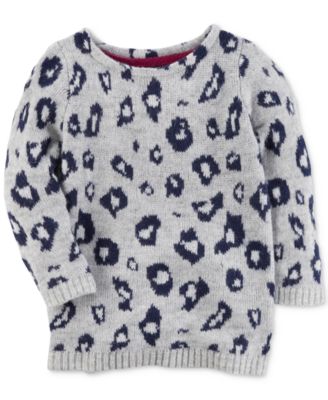 little girl leopard print cardigan