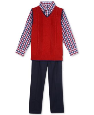 baby sweater vest outfit