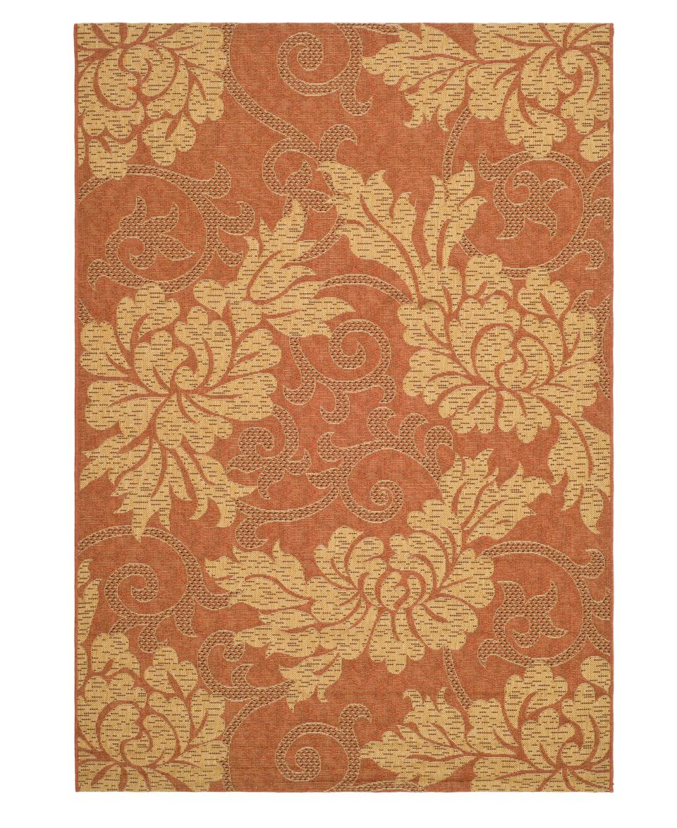 Safavieh Rugs, Indoor/Outdoor Courtyard CY6957 Brick