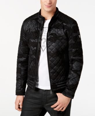 guess quilted jacket