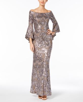betsy and adam sequin dress