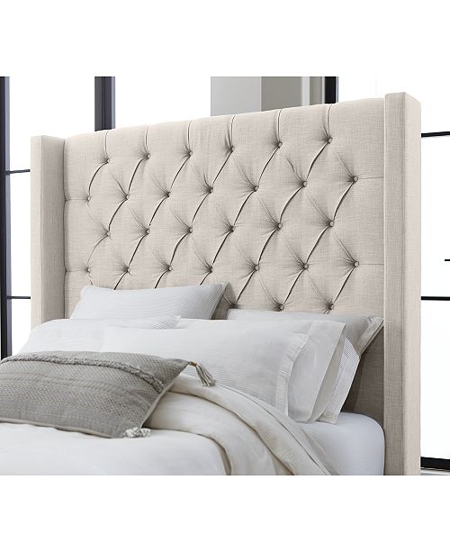 Furniture Monroe Ii Upholstered King Bed Created For Macy S Reviews Furniture Macy S