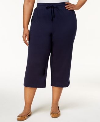 womens capri pants plus size