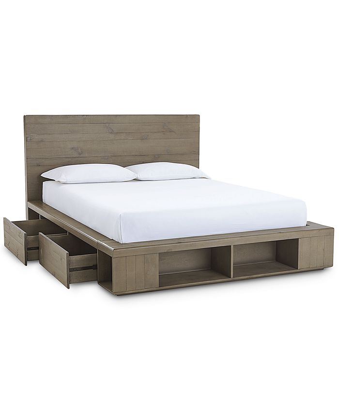 Furniture Brandon Storage California King Platform Bed Created For Macy S Reviews Furniture Macy S