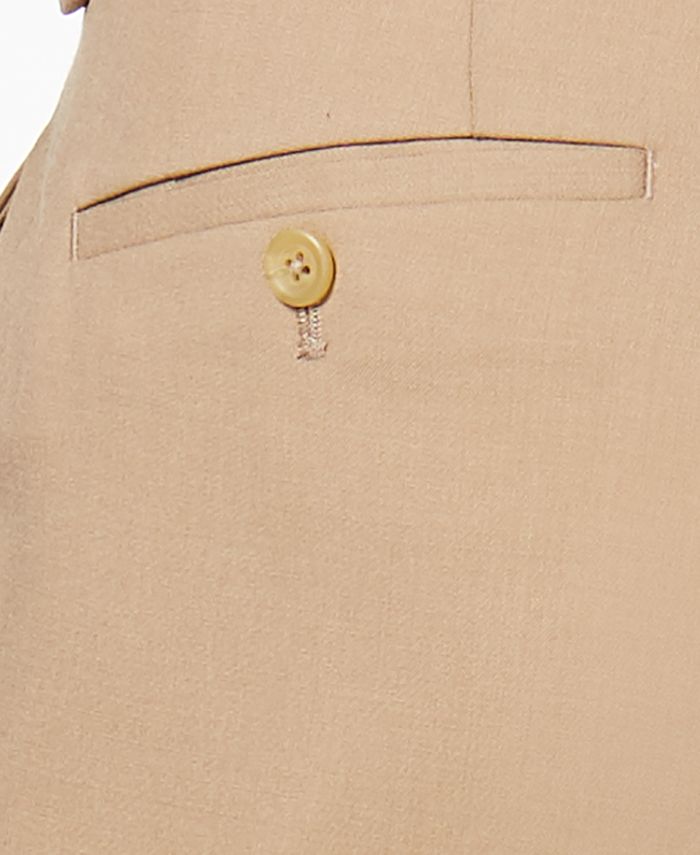 Lauren Ralph Lauren 100% Wool Double-Reverse Pleated Dress Pants ...