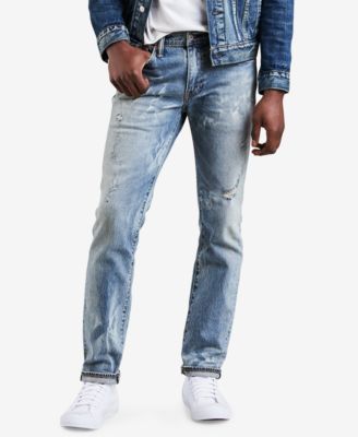 men's levi's distressed jeans
