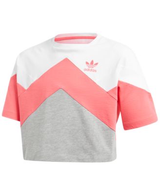 adidas Colorblocked Cotton Cropped T 